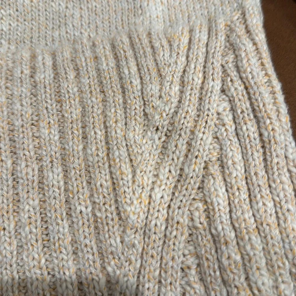 Free People Women's Tan Knitted Zip Up Bodycon Mont Blanc Mini Sweater Dress - M - Picture 6 of 8